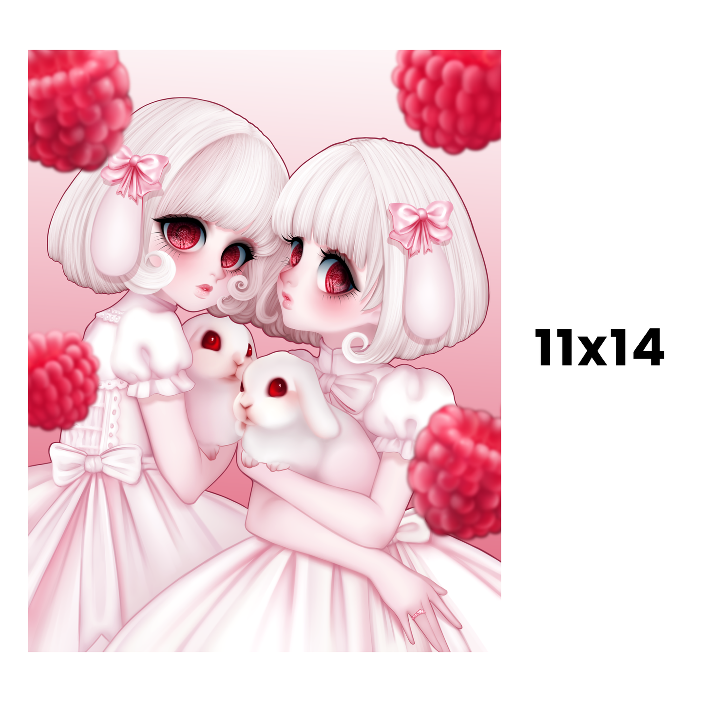 Raspberry Cream - Art Print